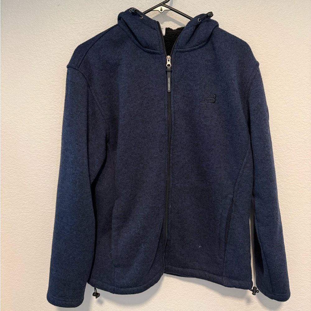 New Balance Navy Blue Hooded Jacket